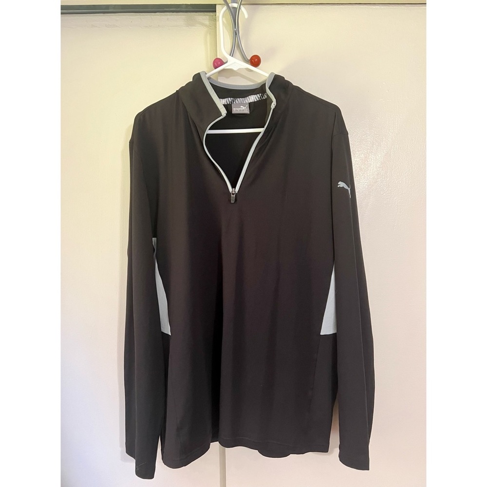Puma Golf Black Pull Over